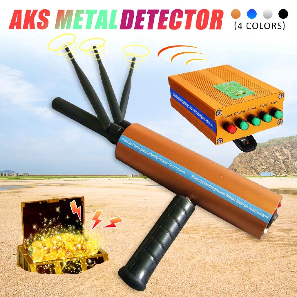 12V Long Range Diamond Finder Tracker Gold/Gems Mini AKS Metal Detector Professtional Underground Handhold 3D Detector