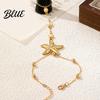 Corrosion-resistant Jewelry Starfish Charm Hand Chain Bracelet for Women Adjustable