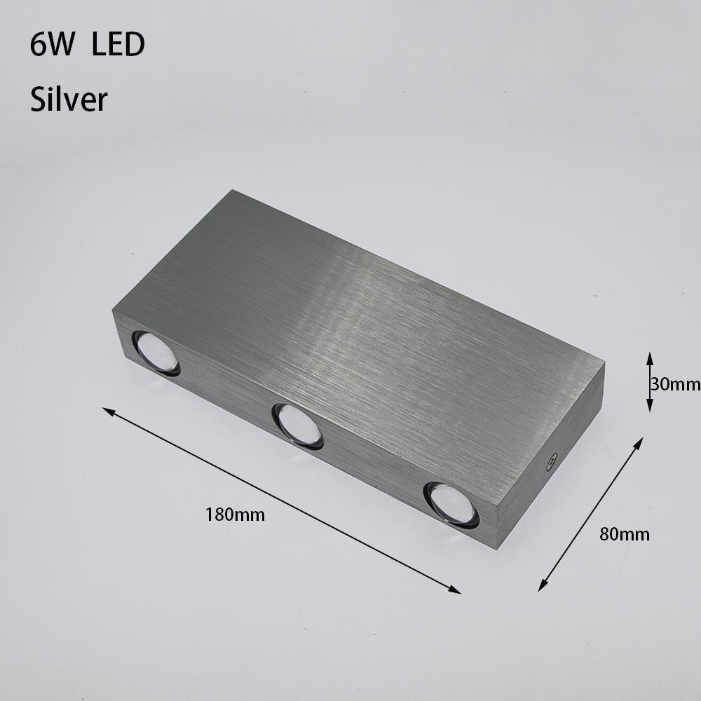 Modern 2W/4W/6W LED Indoor Wall Lamp Bedroom Living Room Bedside Lamp Aluminum Home Lighting Decorate Sconce Aisle Wall Light