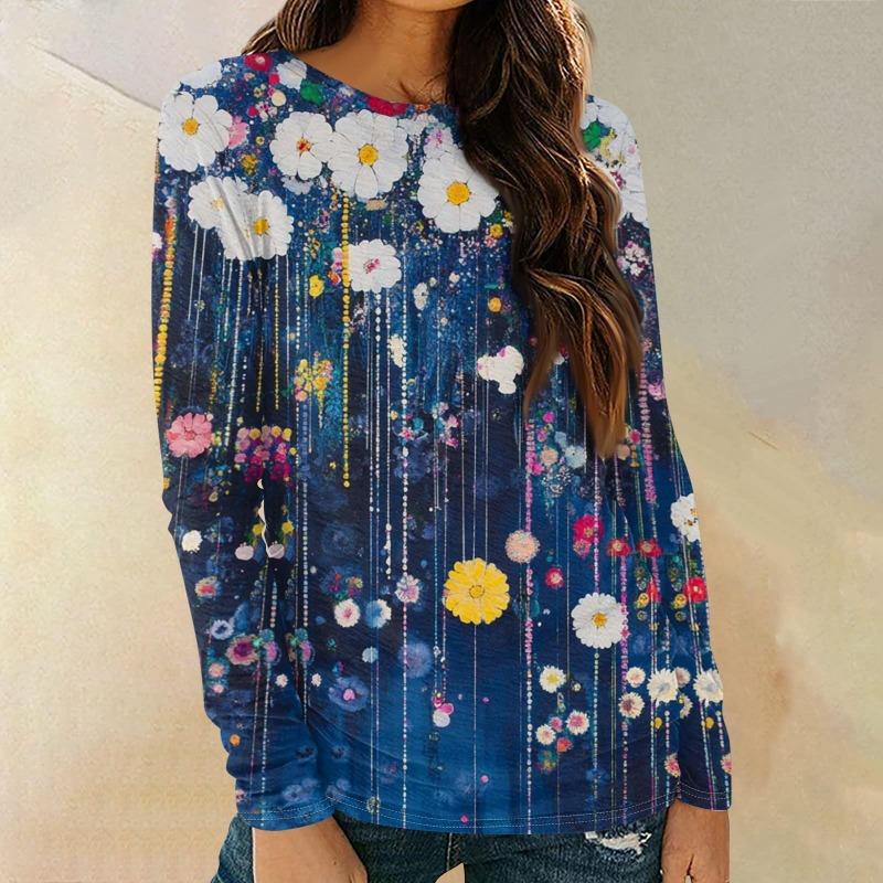 

Женские рубашки с длинным рукавом и круглым вырезом, базовая футболка, повседневный топ, модные осенние наряды, приталенные футболки для женщин 6XL