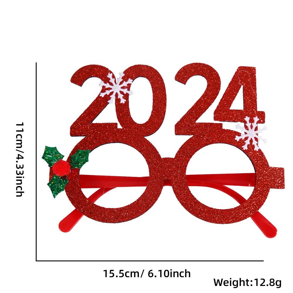 

2023 Новые Рождественские Декоративные Очки Для Взрослых И Детей Оправы Санта Клауса Снеговика StyleQ