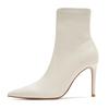 Mode Sexy Spitzschuhe High Heels Stiefeletten Damenschuhe Designer 2025 Trend Neue Mode Chelsea Boots Winter Kleid Party Pumps Mujer