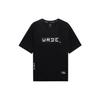 Li Ning T-Shirts Unisex Schwarz Rundhalsausschnitt Moderate Gerade Passform AHSSD47-3
