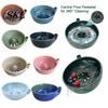 Draining And Rinsing Bowl Self Wash Bowl, with Hollow Drain Holes, Swirl-Flow Berry Kitchen Fruit Washer Washing Ceramic Rinse for Counter