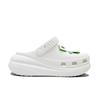 Crocs Crush Clog Tianhu Mahjong Pure Suits EVA Jinling Trend Creative Accessories Pendant Fashionable and Versatile Clogs Unisex White