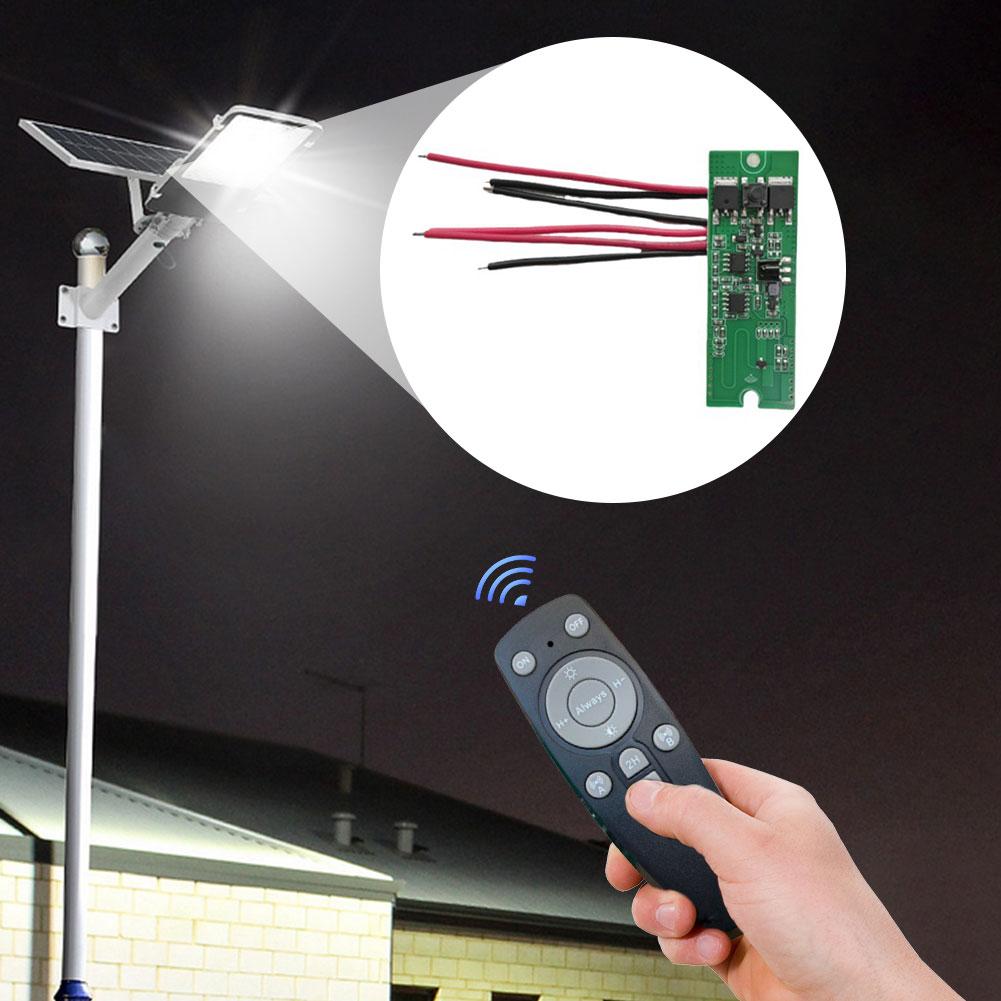 3.2V 3.7V Remote Control Solar Lamp Controller Module Radar Human Body Sensing Solar Street Light Control Panel