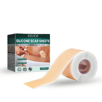 Silicone Scar Sheets, Scar Tape For Keloid Scars, Scar Strips 4cm X 150cm/Roll