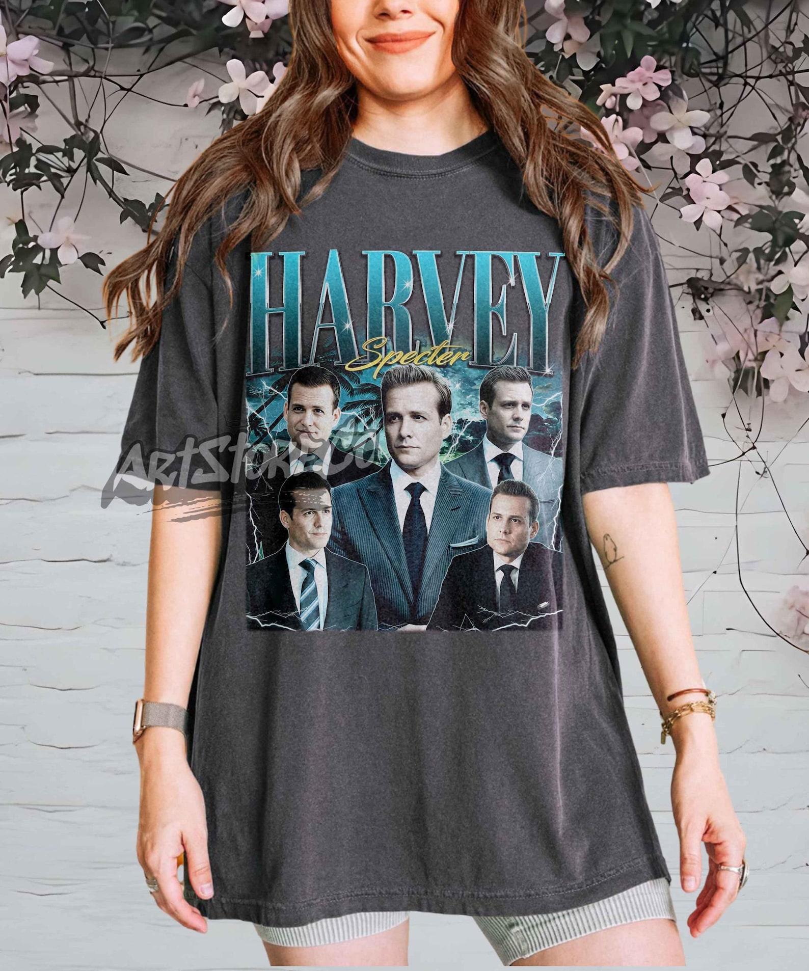 Harvey Specter Vintage Graphic Tee, Retro TV Show Apparel 4XL