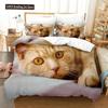 Cat Duvet Cover Collection Cat Lover Gifts Bedding For Women Cute Kitten Pattern Bedroom Decor Twin Double Queen King Size Quilt Cover