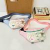 Girly Sports Single Shoulder Bag Japanese Style Fanny Pack Casual Crossbody Chest Bag  Gym