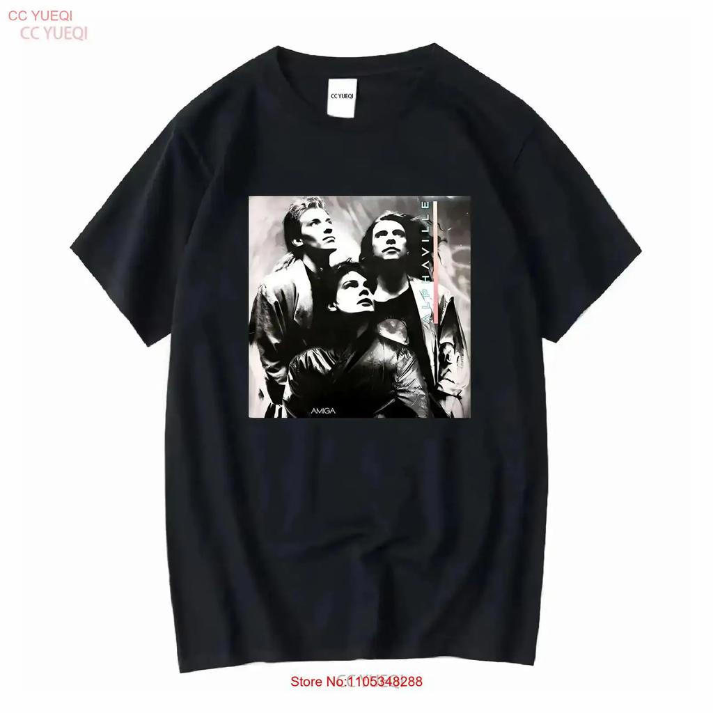 Alphaville Amiga Compilation Album 1988 Essential T Shirt Vintage Graphic Comfortable Breathable Vintage Unisex