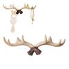 Nordic Vintage Deer Horn Decor Antler Wall Hook Retro Wall Hook Rustic Deer Horn Wall Hook for Hanging Clothes Hats