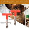Bunny Water Dispenser Metal Rabbit Automatic Nipple Drinker Automatic Watering Kit Poultry Watering System Rabbit Waterer 10 PCS