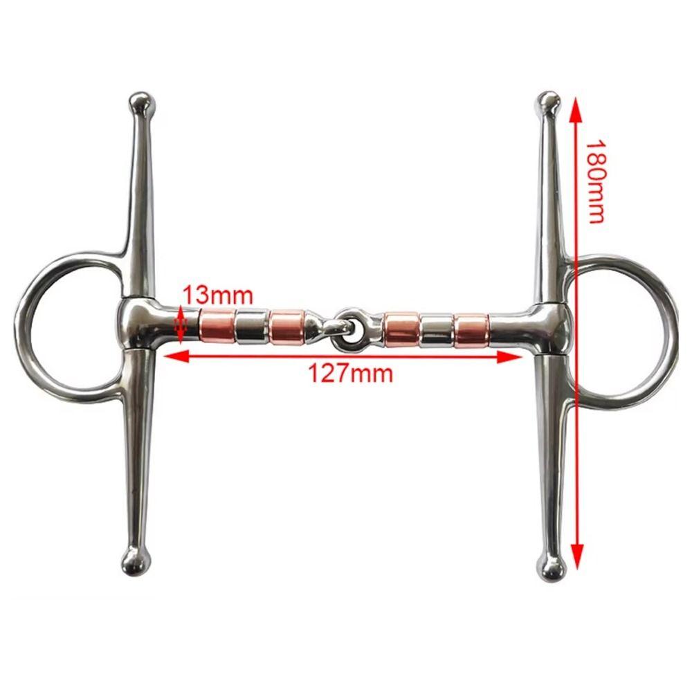 1Pcs H Shape Horse Bit Stainless Steel Horse Snaffle Stallion Training Bit  Equestrian Equipment