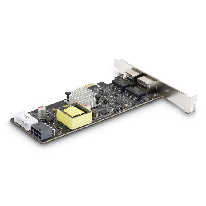 Startech.Com Scheda Di Rete 2.5GbE PoE+ 2 Porte PCI Express Intel I225-V