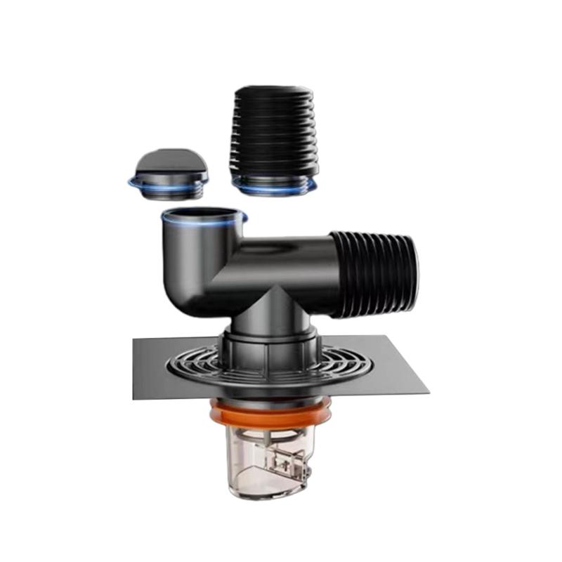 Upgraded Washer Drain Hose Connector Easy to Install Three way Connector Drain Connector for Washing Machine Drainage 1 чёрный