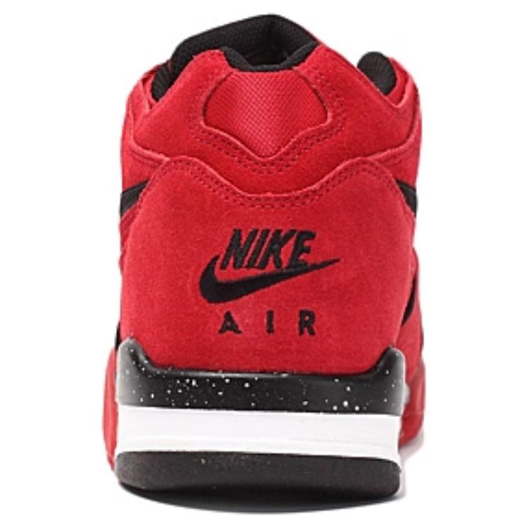 Nike Air Flight 89 Red Suede Men Sneakers Gym-Red White Black 306252-600