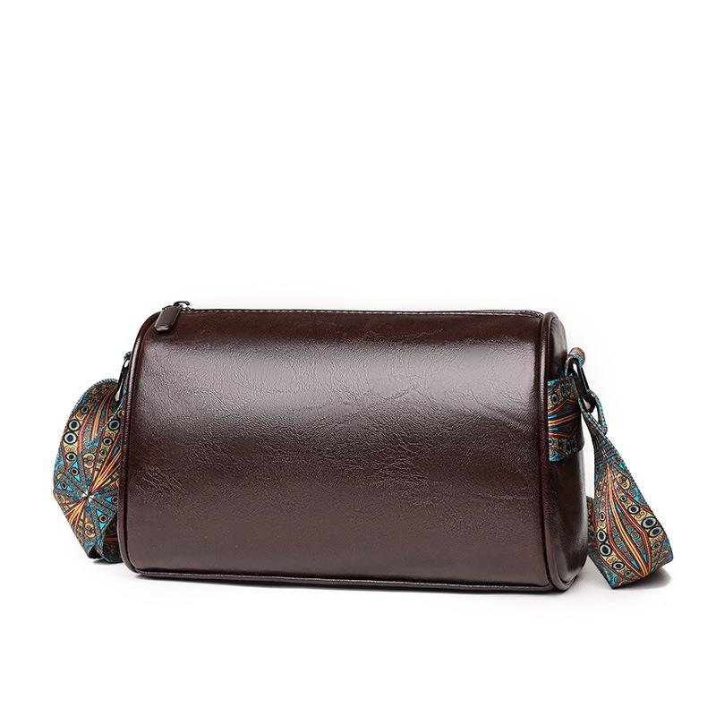 

Women s bag retro pillow bag fashionable versatile wide shoulder strap texture single shoulder messenger bag women s bag