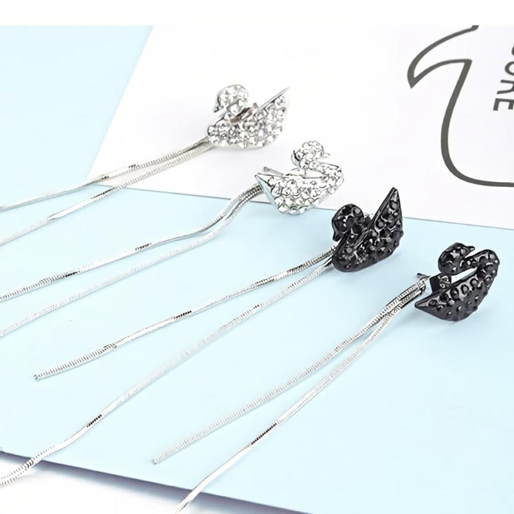 Women's Daily Modern Swan Long Earrings