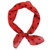 Stylish Black Dotted Small Square Scarf for Men and Women Neckerchief Headscarf Trendy Dotted Neck Scarf Square Scarves