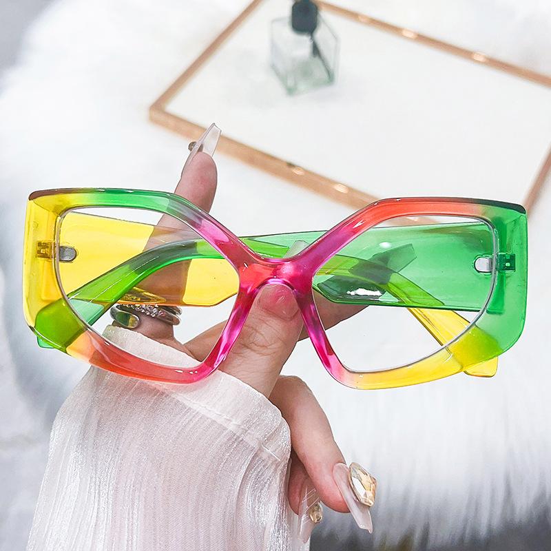 Trendy Cat Eye Reading Glasses Women Fashion Small Frame Colorful Anti Blue Light Presbyopic Eyewear +3