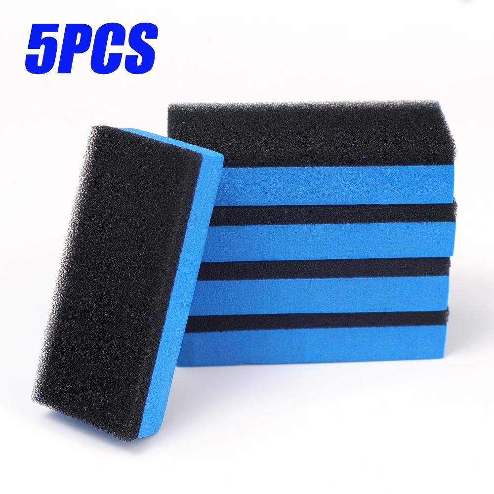 1-30PCS Car Ceramic Coating Sponge Applicator Glass Nano Wax Coat Sponges Blue Square Sponge and Cloth Car Cleaning Brush