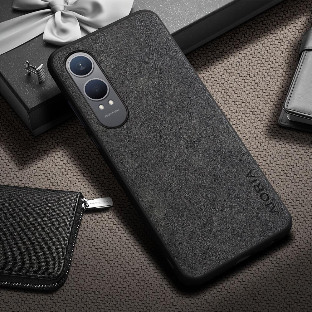Phone Case - Luxury Retro Faux Leather Phone Case for Oneplus Nord CE CE5 CE4 CE3 CE2 Lite 5G N30 Matte Soft Bumper Hard Back Cover  Case