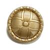 6Pcs High-End Design Round Metal Luxury Brand Sewing Button For Clothing Accessory Handmade Diy Material Decoration Gold Black
