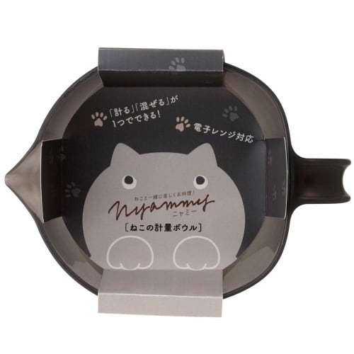 KAI Cat Measuring Bowl Nyammy Made In Japan DF4700