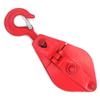 NUZAMAS Wire Rope Pulley Block 0.2Ton (200KG, 440lbs), Heavy Duty Roller Loading Snatch Block