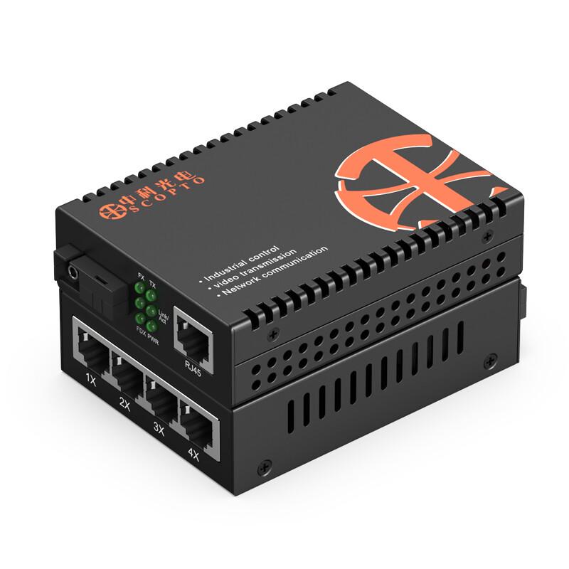 Zhongke Opto 100 Мбит/с Одномодовая пара оптических трансиверов SC