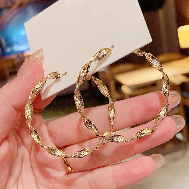 

111 Серебряная Игла Нишевый Дизайн Спиральные Серьги-Завитки Женские, Серьги-Кольца в Холодном Стиле Модная Индивидуальность Геометрические Серьги 925 silver needle