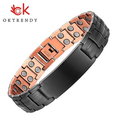 Magnetinės terapijos varinės magnetinės apyrankės vyrams Moterų reguliuojamos apyrankės Apyrankės Metalinės papuošalai Dovana