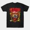 Men Black Print T-shirt Face Truck Of Zombie No-Cut Transfer Paper Print Cotton Tshirt