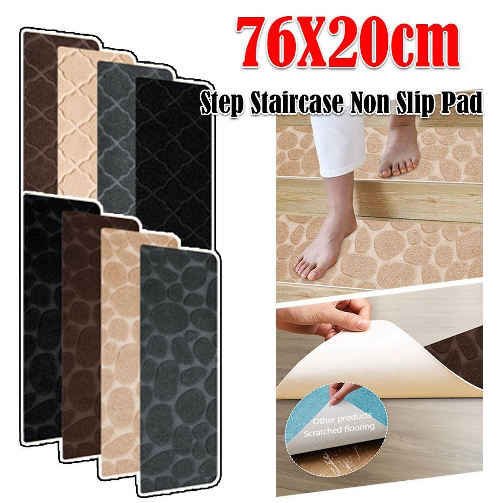 Self-adhesive Staircase Mat Non-Slip Protection Cover Pads New Stair Tread Carpet Mat  Home Decor