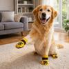 4PCS Soft Pet Foot Cover Elastic Dog Paw Protectors Cute Dog Anti-slip Socks  for All-Season