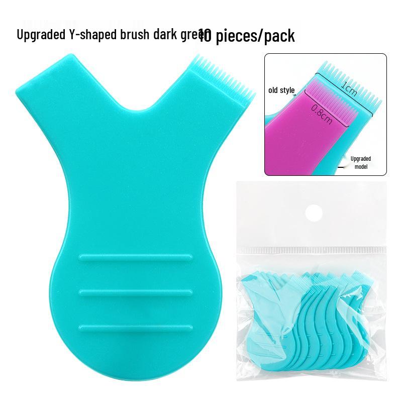 

Y-Shaped Eyelash & Eyebrow Brush Set, 10 pcs - Ideal for Perming, Extensions & Grooming