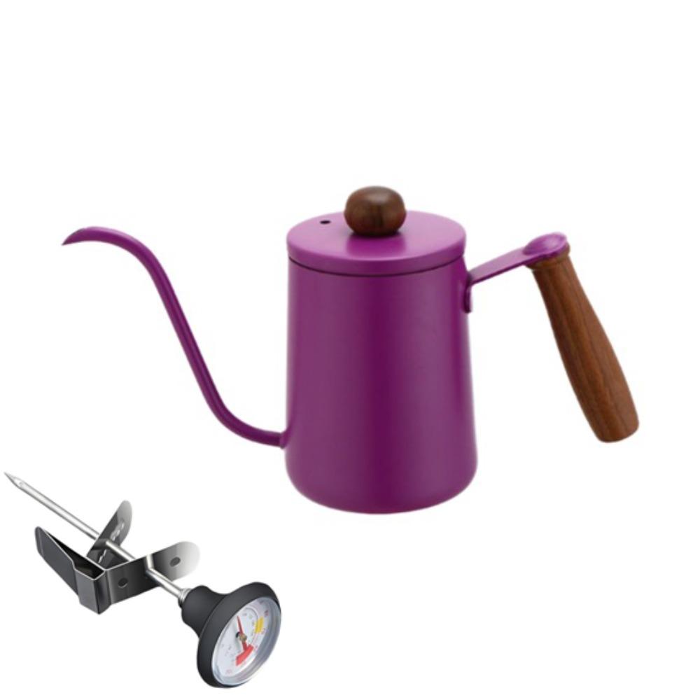 600ML Pour Over Coffee Kettle Stainless Steel Drip Filter Coffee Maker Hand Brewing Kettle  Kitchen