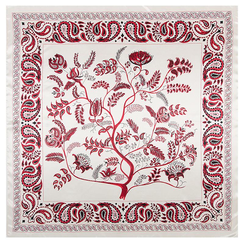 New Design Paisley Silk Scarf For Ladies Fashion Hijab Shawl Brand Scarf Foulard Square Head Scarves Wraps Bandana For Women