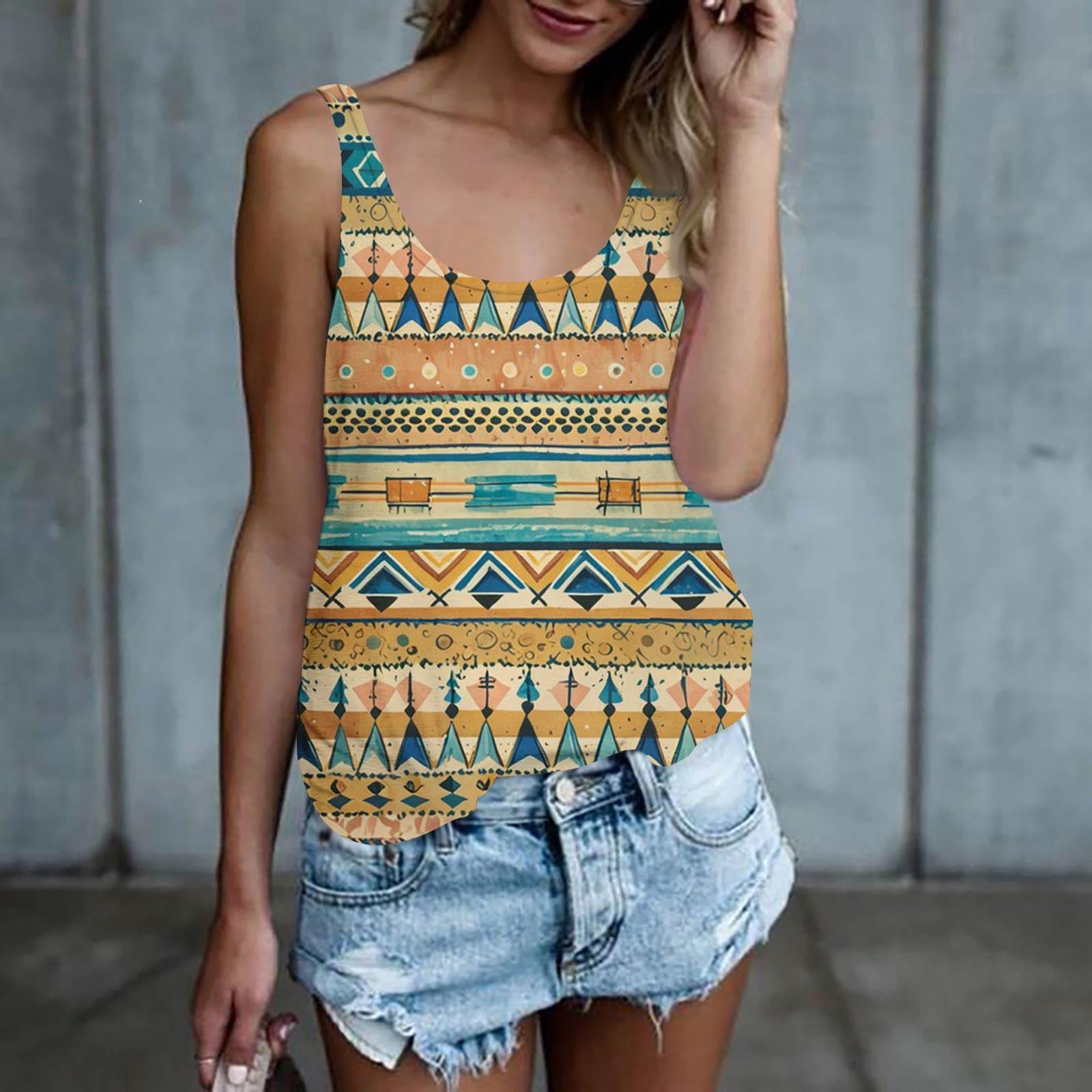 

Жіноча безрукавка Одягнені повсякденні сорочки Літні вільні камзоли Милий модний одяг Блузки без рукавів XXL жовтий