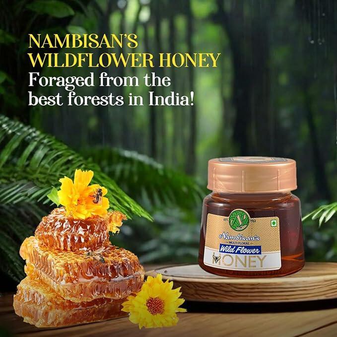 RSINC Nambi Wildblütenhonig 125g Glas 100% Rein und Natürlich Unverarbeitet Single JL156254239063