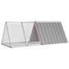 VidaXL Rabbit Cage, Rabbit Hutch with Hinged Door, Rabbit House, Animal Enclosure for Garden Terrace, Grey 171538
