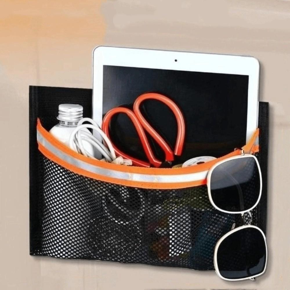 Removable Marine Organizers Portable Deck Storage Pouch Boat Storage Mesh Bag for Fishing