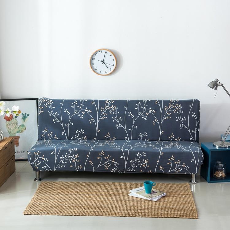 Full Coverage Elastic Sofa Bed Cover, Armless Sofa Cover, Cross-border Sofa Bed Dust Cover