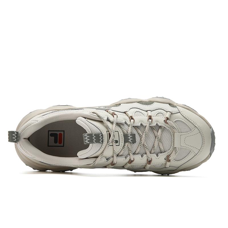 Fila FLUID 7 Low Top Chunky Sneakers Men's White Gray F12M612125FWR