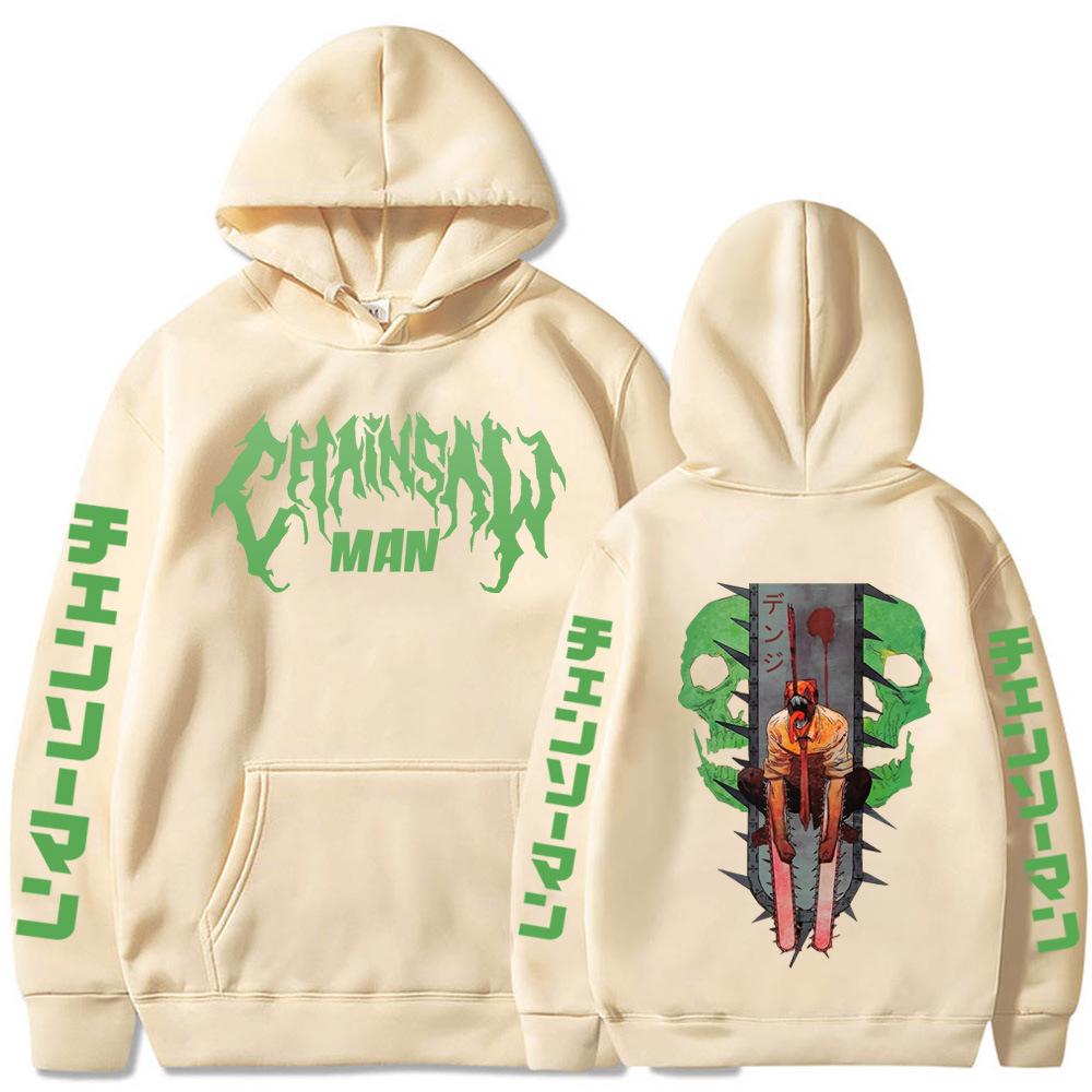 Denji Chainsaw Man Japanese Animation Men's Hoodie Sweatshirt Men Womnen Fashion Design Pullover Men's Fleece Hoodies