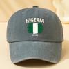 Unisex Modna i Wszechstronna Czapka z Daszkiem Baseballowa z Nadrukiem Litery NIGERIA EST 1960 Outdoorowa Codzienna Czapka z Daszkiem