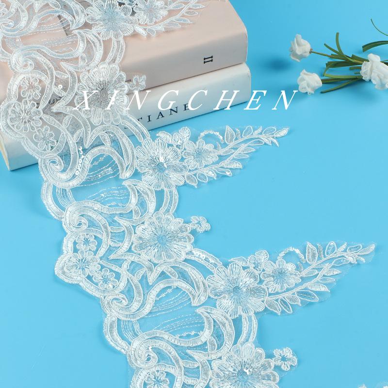 Car Bone Lace Sequins Bridal Accessories Wedding Dress Veil Wristwatch Princess Socks Lace Lace Accessories Factory