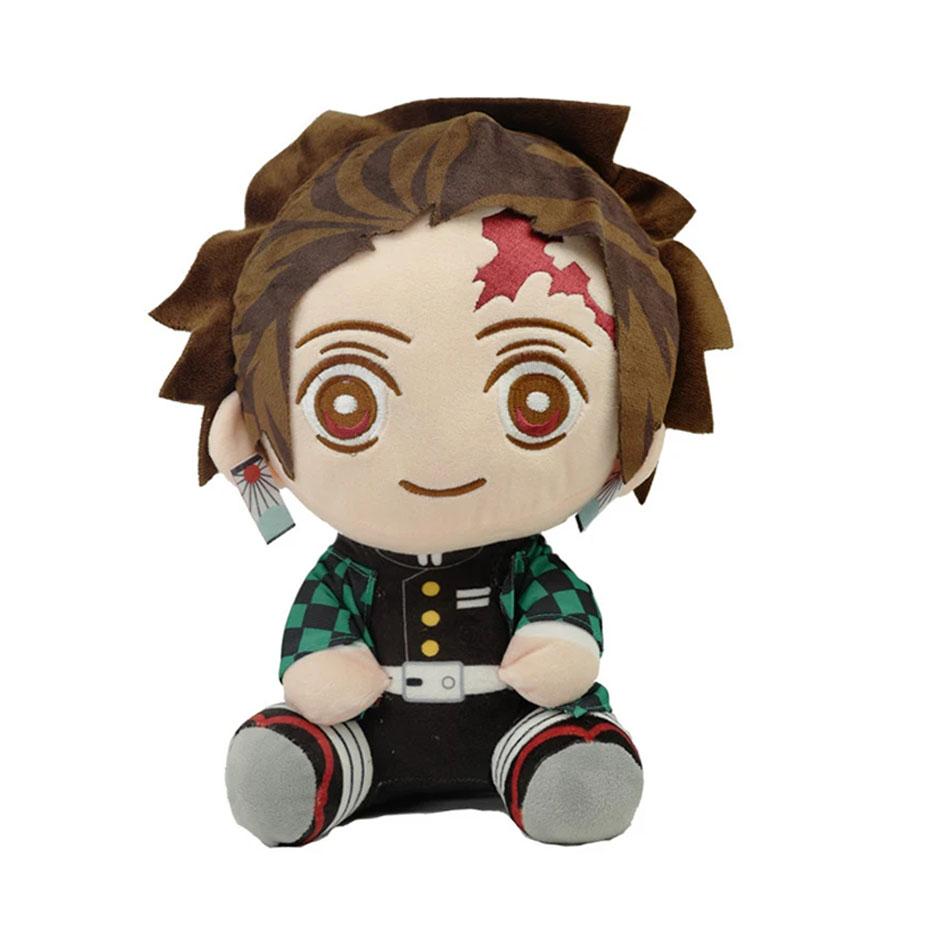 Horké 20cm Japonské Anime Demon Slayer Tomioka Giyu Kamado Tanjirou Kamado Nezuko Agatsuma Zenitsu Plyšové Hračky Panenka Peluche Dárek pro Ženy