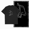 Coolmind YD Skateboard Cotton Exclusive Graphic Men T Shirt for Men Cotton Big Size Skate Cool BLACK Men's Novelty Tee Shirt